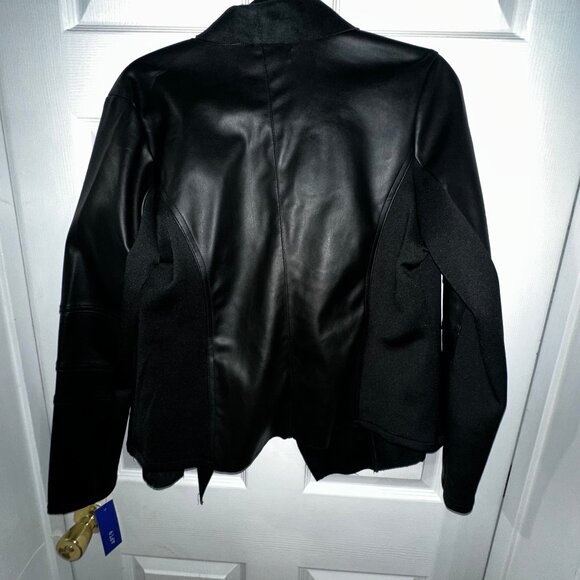 NWT Apt. 9 Faux Leather Moto Jacket - Picture 5 of 6